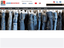 Tablet Screenshot of jeansresource.com